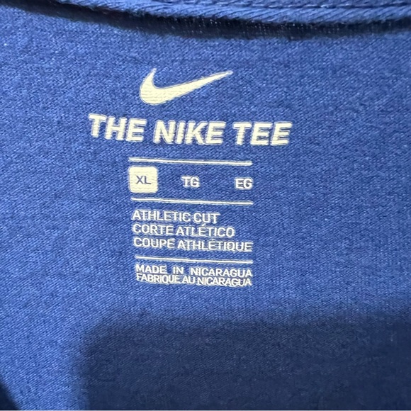 Los Angeles Dodgers 2018 World Series Nike T-Shirt Women’s Size XL Blue MLB Tee - Picture 3 of 4